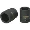 KS Tools 515.1346 Bussola Esagonale per Avvitatori ad Impulsi, Corta, 46 mm, 3/4