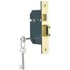 YALE B-M550-PB-78 Serratura a mortasa a 5 Leve, Alta Sicurezza, Finitura in Ottone, 3 Inch/76 mm