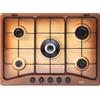De'Longhi YTF 57 ASV piano cottura Marrone Da incasso 70 cm Gas 5 Fornello(i)