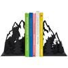 Balvi Fermalibri Mountains Colore nero Rappresenta un paesaggio montano Metallo