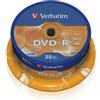 Non applicabile Accessori - Vari - Campana 25 Dvd-r Matt Silver 4.7gb