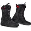 SHIMA STRATO LADY Stivali Moto Donna - Traspirante, Rinforzate Stivali Moto Turismo con Sistema di Chiusura Rapida ATOP (Nero, 38)