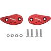 ACCOSSATO Coppia tappi coprifori specchietti Accossato rosso per Honda Cbr 1000 RR dal 2008 al 2018 (CC 1000)