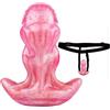 AMAZBEE Mostro Dildo in silicone per uomini e donne indossabile Strap-On Dildo anale enorme imbracatura Plug anale per dilatazione anale SM Giocattoli sessuali per adulti (M)