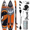 FunWater Stand Up Paddle Board Sup Board, Gonfiabile Stand Up Paddle Board per adulti con accessori di qualità, 2 in 1, seggiolino per kayak