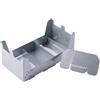 BCB Adventure Bushcraft Buscn337Fornello pieghevole pieghevole a combustibile Dragon con antivento, Argento