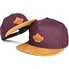 Blackskies Essentials Snapback cap - Set 2 Pezzi Genitori Bambini | Partnerlook Baseball cap Regalo Mini-Me Basecap Pap脿-Figlio & Mamma-Figlia Blu Scuro-Marrone - 49-54 cm