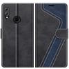 MOBESV Custodia per Honor View 10 Lite, Cover a Libro Magnetica Custodia in Pelle per Honor View 10 Lite, Elegante Nero