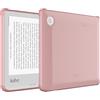 TUDIA Rugged Fit Compatibile con Cover Kobo Libra 2 7 / Tolino Vision 6, [SKN] Antiurto Anti-ingiallimento Slim TPU Paraurti Angoli Protezione Caduta per eReader Custodia (Rosa Trasparente)