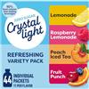 Crystal Light MELARQT Lemonade Powdered Drink Mix, Caffeine Free, 8.6 oz Pouch (Pack of 3) ASDFG-88
