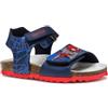 Geox B Sandal CHALKI Boy, Bimbo 0-24, Navy/Red, 22 EU