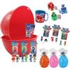il megastore dei giocattoli e Giochiamo Giocauovo Uovo di Pasqua Giocattoli, Giocauovo per Super Pigiamini Fan con almeno 7 sorprese, Pasqualone, Guscio con sorprese, Bambini