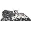 Nobleza - Morbida coperta in Pile per cani e gatti. Confezione da 6 pezzi, color Nero, misure 160 * 100 cm