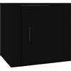 HETFTJN Armadio Multiuso Armadio da Esterno Madia Cucina Mobile Sala - Comodino Nera 50x39x47 cm per Cucina Sala Studio Camera Da Letto Soggiorno