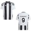 ADIDAS JUVENTUS JUNIOR HOME JERSEY 2024/2025 VLAHOVIC 9 Kit Maglia + Stampa Giocatore Ragazzo