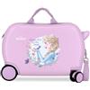 Disney Frozen Close to The Heart Valigia per Bambini Rigida Chiusura a combinazione Laterale 4 Ruote Bagaglio a Mano è realizzato in ABS, un materiale rigido e leggero., Viola, Taglia unica, Valigia