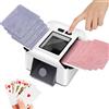 Fuutilake Miscelatore elettrico automatico ricaricabile Macchina per carte portatile 2000 mAh