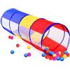 YORFULL Tunnel Gioco per Bambini, Tenda Gioco Bambini di 1 2 3 anni, Multifunzionali Tubi Giochi da giardino per bambini，Tunnel Leggera Pieghevole per Bambini da Interno e da Esterno, Colorata