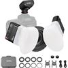 Godox MF12-DK1 Flash macro con Xproii S Flash Trigger 2.4G Wireless Control, Modalità TTL/M per Sony A6400/A74/A7R5/ZV-E10