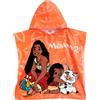 Disney Accappatoio Poncho | Accappatoio Bambina Oceania | Telo Mare Poncho Bambina | Asciugamano Da Bagno | One Size | Arancione