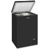 Exquisit Congelatore, 2 in 1, 99 litri, congelatore, congelatore, congelatore a 4 stelle, congelatore piccolo, caricamento dall'alto, congelatore, congelatore, GT100-050E nero