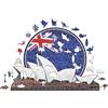 Iconic Puzzles, Sidney Opera House, Collezione Monumenti, Puzzle di Legno per Adulti e Bambini, Legno 100% Sostenibile, Taglia S 150 Pezzi