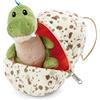 NICI- Peluche Cucciolo di Dinosauro in Uovo 13cm Green, Colore Ragazzo, 48804