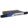 HSIPC Montaggio su rack 1U N100 Quad Core Firewall Micro Appliance, Mini PC, Nano PC, Router PC con 16G RAM 256G SSD, 6 RJ45 i226-V 2500M Port AES-NI Compatible with pfsense opnsense...
