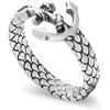 ALFIERI & ST. JOHN 925 Anello alfieri man uomo in argento con ancora
