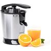 Mellerware - Spremiagrumi elettrico Professionale | 300 W | Mixer con accessori | 4 Lame | Estrattore con Velocità Regolabile e Turbo | Sistema Anti-Schizzo | Acciaio Inox | Finiture Nere