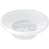 MLZYKYJZ Portasapone in vetro, di ricambio, rotondo, satinato, opaco, portasapone, accessori universali per doccia bagno, portasapone per hotel, contenitore per sapone per doccia, L, BLB-003