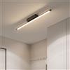 WLBHWL Moderna Plafoniera Lineare A LED, Lampada da Soffitto A Semi-Incasso, Tutto in Rame Lampadario A Soffitto Apparecchio di Illuminazione per Soggiorno Camera da Letto Sala da Pranzo Ufficio