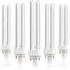 HeatingLux 26W G24d-3 Lampadine PLC Tubo, 2 Stilo, Luce bianca 6500K Lampada CFL, 1600LM, Lampade fluorescenti compatte, Non dimmerabile, Confezione da 5