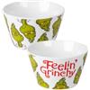 United Labels The Grinch - Ciotola per cereali Feelin Grinchy, in porcellana, 500 ml, colore: Bianco