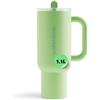 waterdrop MICRODRINK waterdrop® Borraccia Termica con Cannuccia 1.1 Litro - Freddo per 12 Ore -, Acciaio inox, Tazza Termica, Thermos Cup, Bicchiere Cannuccia, bottiglia acqua