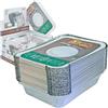 VESCEL Confezione da 25 Vassoi Rettangolari in Alluminio da 680 ml con Coperchi - Forno, Congelatore e Trasporto - Scatola Espositrice Inclusa - Riutilizzabili o Monouso