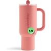 waterdrop MICRODRINK waterdrop® Borraccia Termica con Cannuccia 1.1 Litro - Freddo per 12 Ore -, Acciaio inox, Tazza Termica, Thermos Cup, Bicchiere Cannuccia, bottiglia acqua