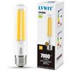LVWIT Lampadine LED E40 Luce Calda 2700K, Lampadina LED Filamento 41W Equivalenti a 377W, 7000LM, Lampadine Luce Calda, Lampadina Stile Vintage,Risparmio Energetico,Non Dimmerabile,22.5cm, 1 Unità
