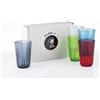 Buddy´s Bar - Set di 5 bicchieri in plastica Tritan di alta qualità da 0,3 litri, senza BPA, effetto cristallo, infrangibili, riutilizzabili e lavabili in lavastoviglie, 300 ml, multicolore