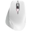 CHERRY STREAM MOUSE COMFORT, Mouse Ergonomico Wireless con Poggiapollice Gommato, Speciale per Destrimani, 2,4 GHz Wireless, 6 Tasti Silenziosi, Bianco