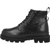 Clarks Stivali stringati da uomo Badell Hi WP, Pelle calda nera 26178485, 44.5 EU