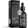 Leon Miguel Hair Growth Siero - Biotina 5% & Ginseng per una crescita più rapida dei capelli - Arresta la perdita di capelli, capelli più forti e spessi, siero anti-perdita di capelli per uomini e