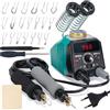 YIHUA 939D-VI Kit bruciare il legno a doppia penna con display con 20 punte a filo penna per bruciare il legno staccabile 2 pezzi di legnostrumento per pirografo il legno e pantografo ferro il legno