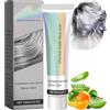 HOUXIANDOU Tinta Per Capelli Argento Con Estratto Di Essenza Naturale, Tintura Per Capelli Argento Inherenta, Tintura Per Capelli Argento Estratto, Crema Tintura Per Capelli Grigio Argento Naturale (1 pz)