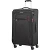American Tourister Crosstrack - Spinner L, Valuta espandibile, 79 cm, 109.5.119 L, grigio, rosso (grigio, rosso)