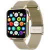 SMARTY 2.0 Orologio digitale da donna con cinturino in acciaio alleato SW035G03, dorato, moderno, oro, Moderno