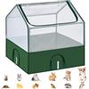 DINMO Recinto per piccoli animali, recinto per animali domestici con porta, gabbie per porcellini d'India, Per Cucciolo, Gatti, Animali domestici, Interni, Esterni, Gabbia, 81 x 81 x 80 cm