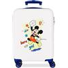 Disney Joumma Mickey & Minnie Valigia da Cabina Multicolore 38 x 55 x 20 cm Rigido 2 kg Chiusura a combinazione laterale ABS 2 kg 35 L Bagaglio a mano, multicolore, Taglia unica, Valigia cabina