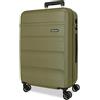 ROLL ROAD Flex Valigia grande verde 52 x 75 x 30 cm Rigido 3,96 kg Chiusura a combinazione laterale ABS 3,96 kg 97L, Verde, Taglia unica, Valigia grande