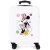Disney Joumma Minnie & Friends Valigia da cabina bianca 38 x 55 x 20 cm Rigida 2 kg Chiusura a combinazione laterale ABS 2 kg 35 L Bagaglio a mano, bianco, Taglia unica, Valigia cabina